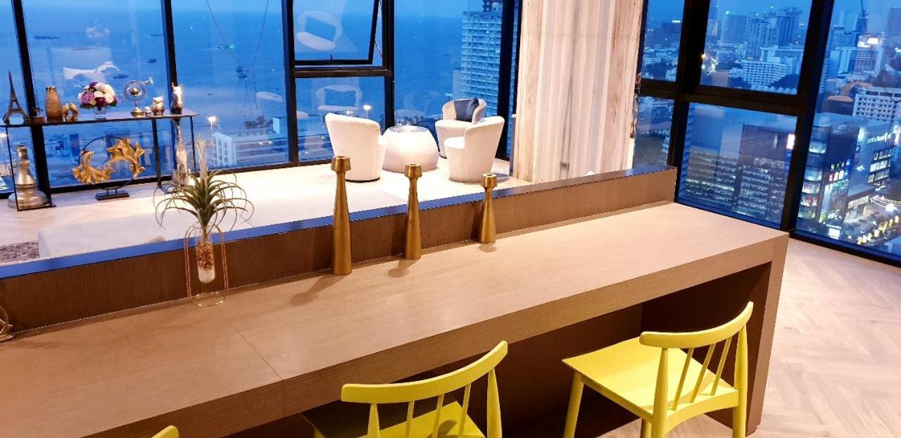 Base Central Pattaya Long Balcony King-Bed With Infinity Pool & Free Netflix! المظهر الخارجي الصورة
