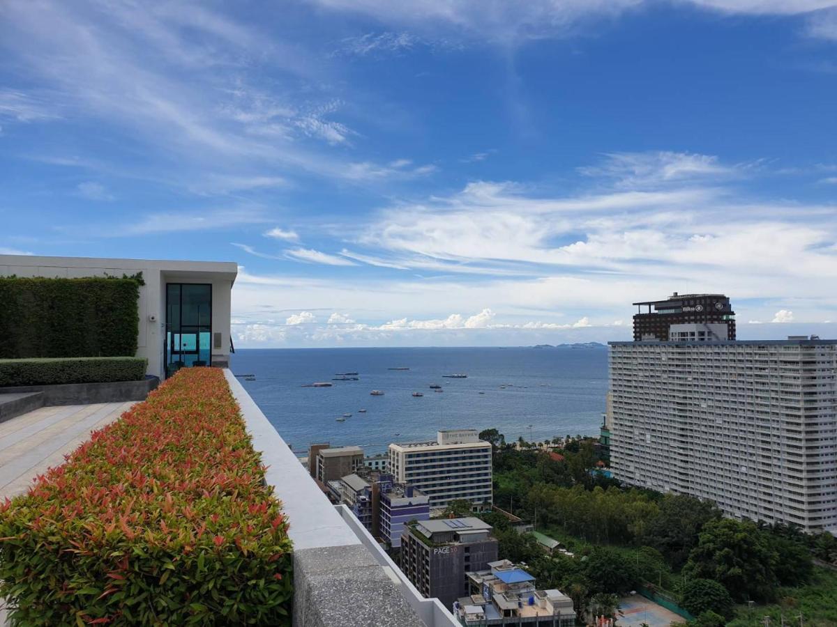 Base Central Pattaya Long Balcony King-Bed With Infinity Pool & Free Netflix! المظهر الخارجي الصورة