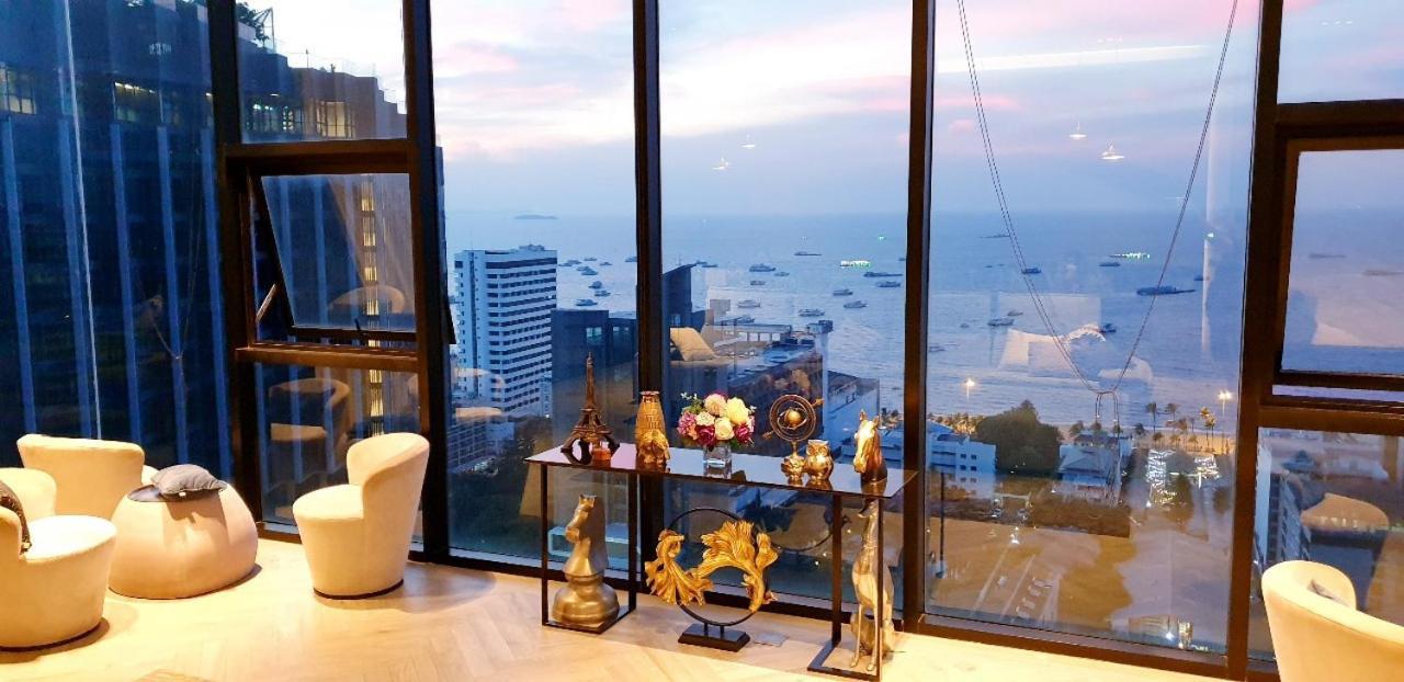 Base Central Pattaya Long Balcony King-Bed With Infinity Pool & Free Netflix! المظهر الخارجي الصورة