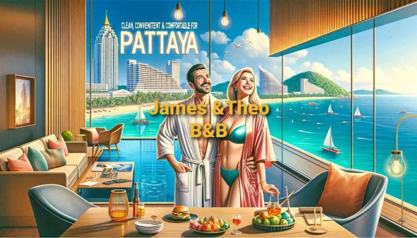 Base Central Pattaya Long Balcony King-Bed With Infinity Pool & Free Netflix! المظهر الخارجي الصورة