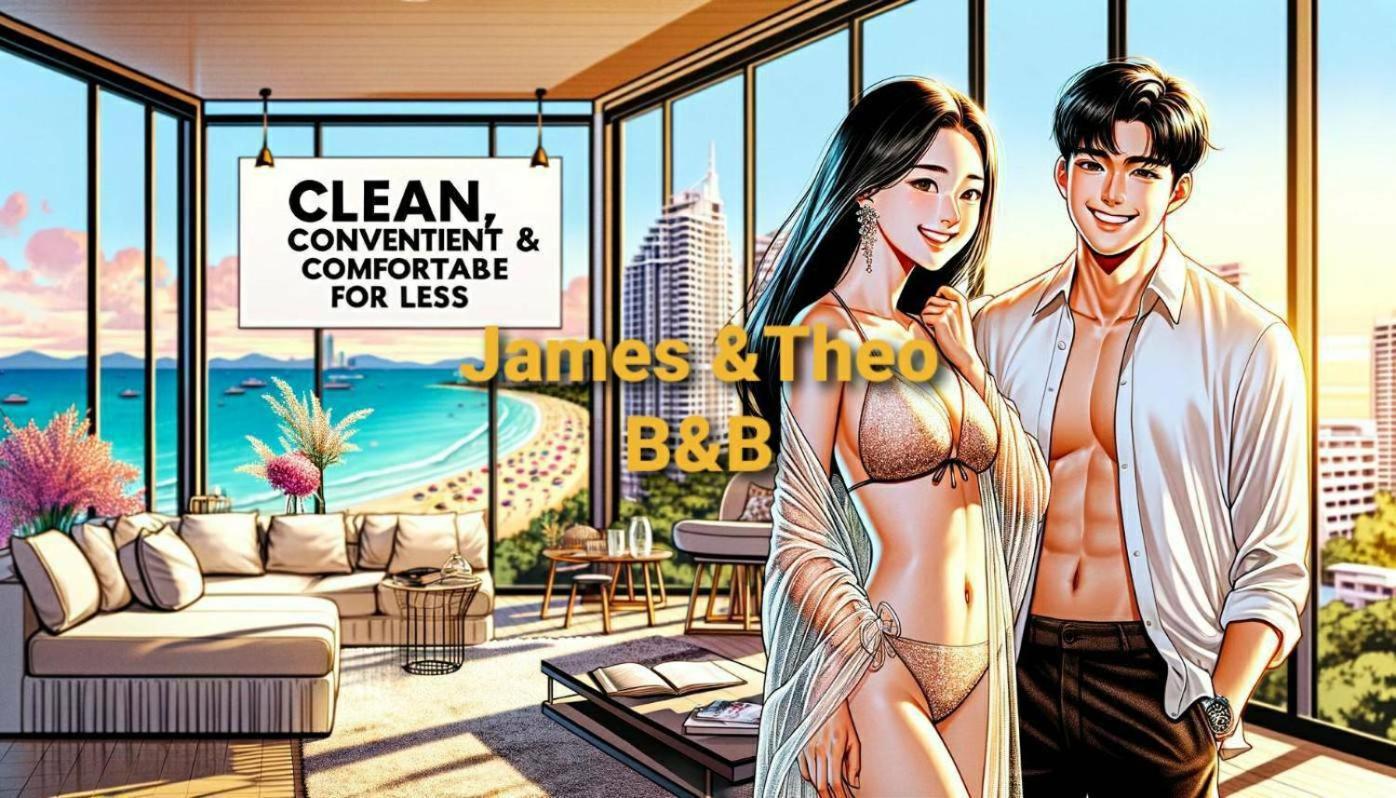 Base Central Pattaya Long Balcony King-Bed With Infinity Pool & Free Netflix! المظهر الخارجي الصورة
